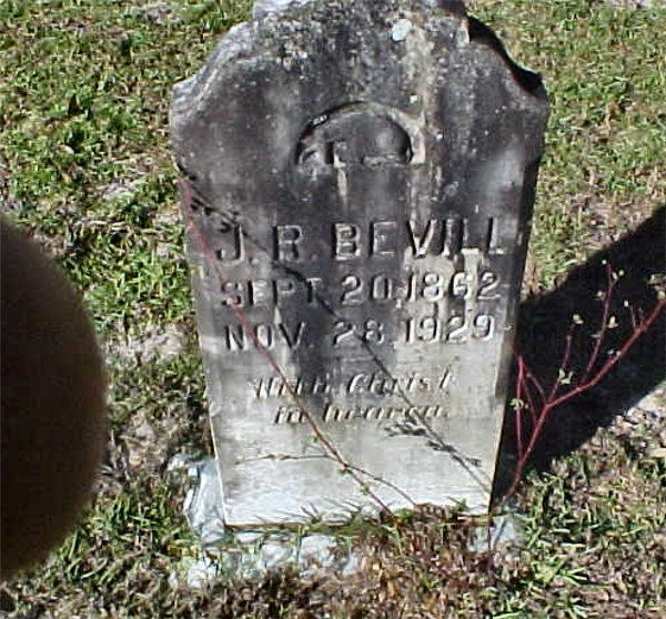 J. R. Bevill Gravestone Photo