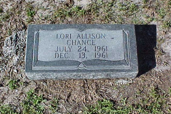 Lori Allison Chance Gravestone Photo