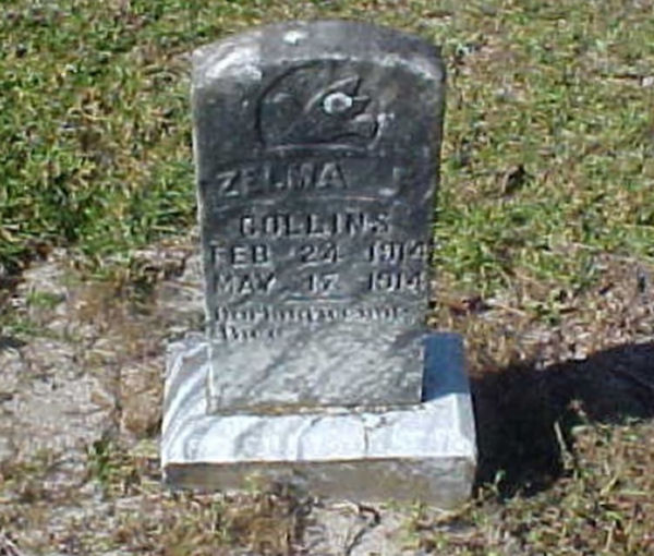 Zelma Collins Gravestone Photo