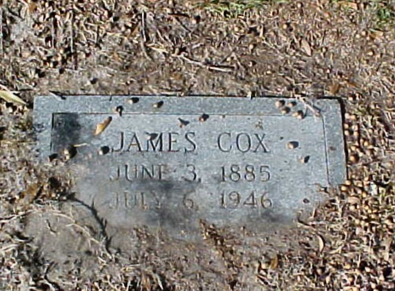 James Cox Gravestone Photo