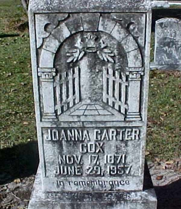 Joanne  Carter Cox Gravestone Photo