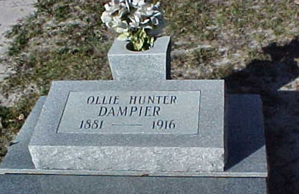 Olive Dampier Gravestone Photo