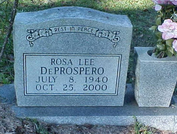 Rosa Le DeProspero Gravestone Photo