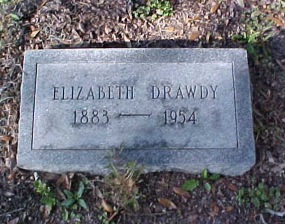 Elizabeth Drawdy Gravestone Photo