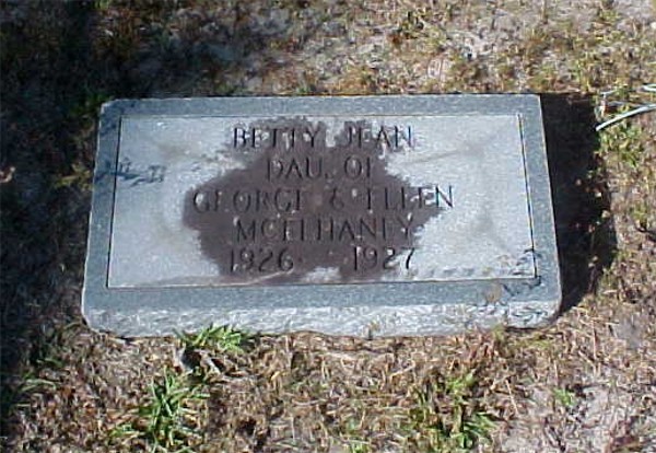Betty Jean McElhaney Gravestone Photo