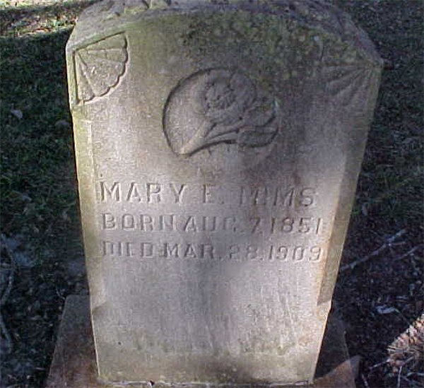 Mary E. Mims Gravestone Photo