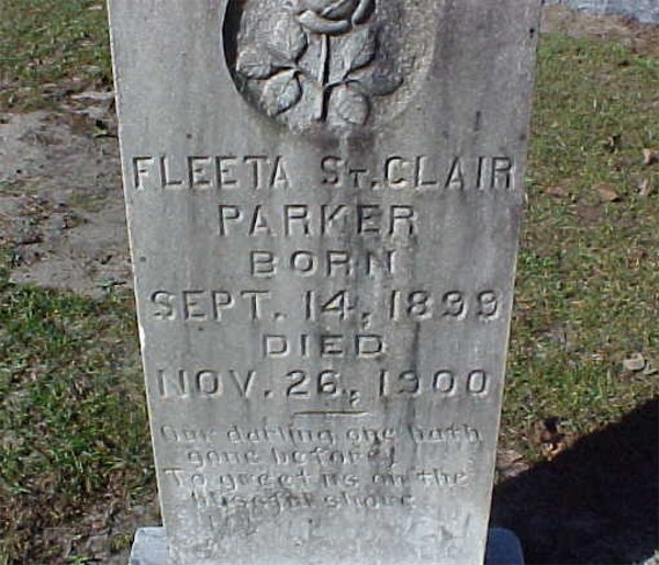 Fleeta St Clair Parker Gravestone Photo