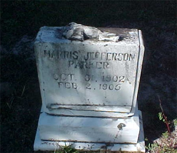 Harris Jefferson Parker Gravestone Photo
