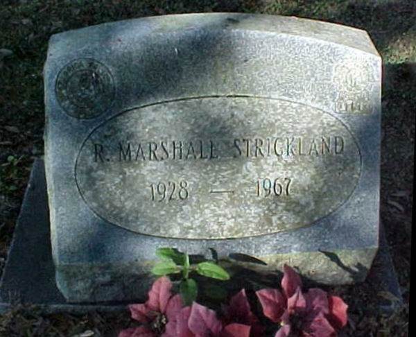 R. Marshall Strickland Gravestone Photo