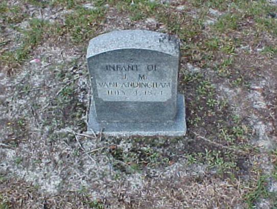 Infant Vanlandingham Gravestone Photo