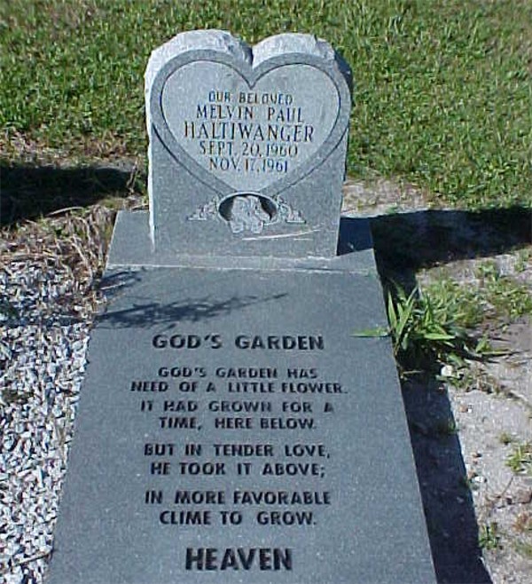 Melvin Wanger Haltiwanger Gravestone Photo