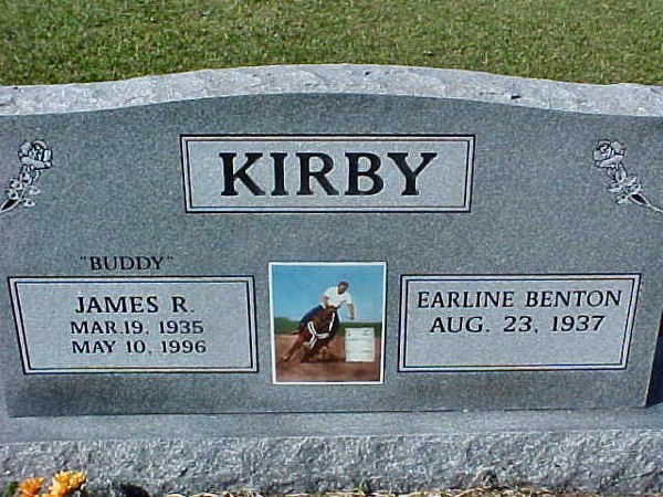 James R. & Earline Benton Kirby Gravestone Photo