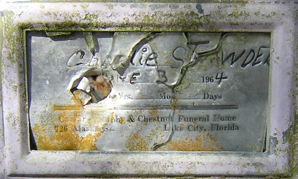 Charlie Strawder Gravestone Photo