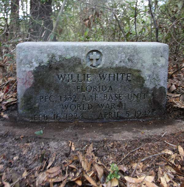 Willie White Gravestone Photo