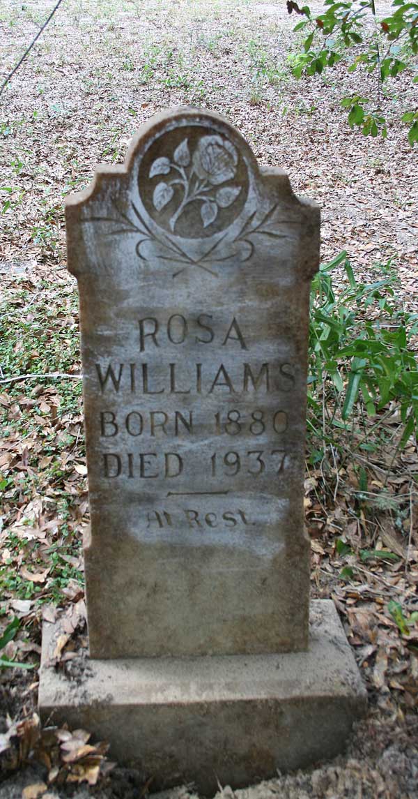 Rosa Williams Gravestone Photo