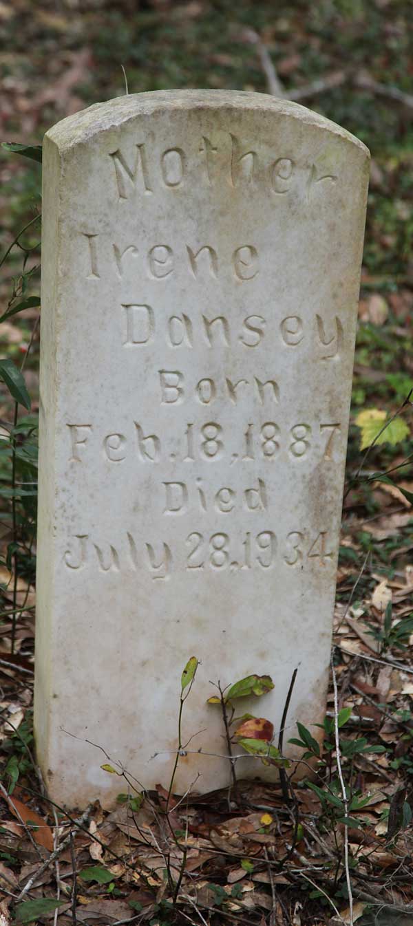 Irene Dansey Gravestone Photo