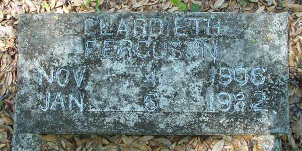 Clardieth Ferguson Gravestone Photo