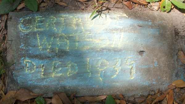 Watson Gertrude Gravestone Photo