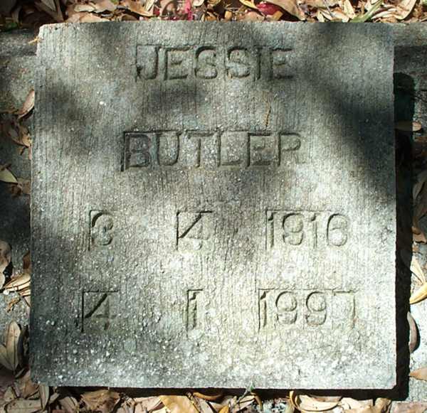 Jessie Butler Gravestone Photo