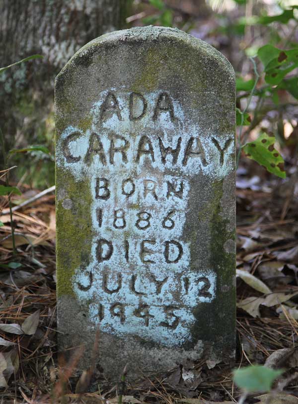 Ada Caraway Gravestone Photo