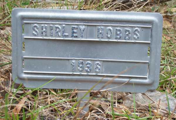 Shirley Hobbs Gravestone Photo