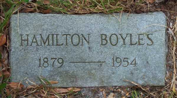 Hamilton Boyles Gravestone Photo