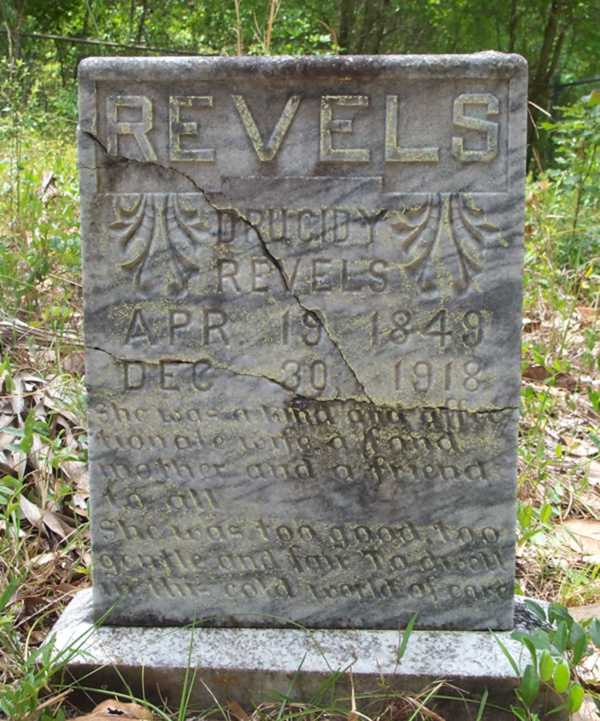 Drucidy Revels Gravestone Photo