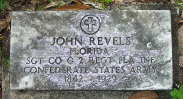 John Revels Gravestone Photo