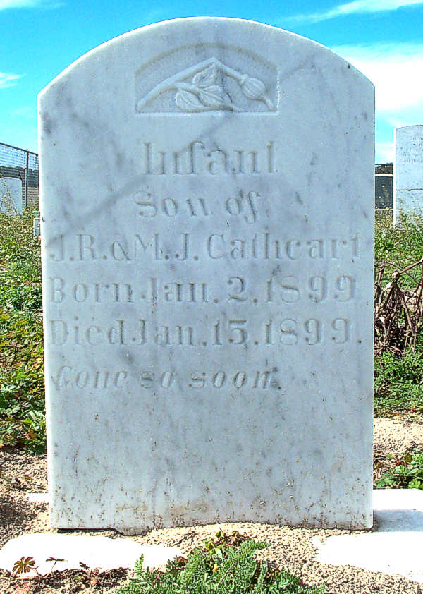 (Infant) Cathcart Gravestone Photo