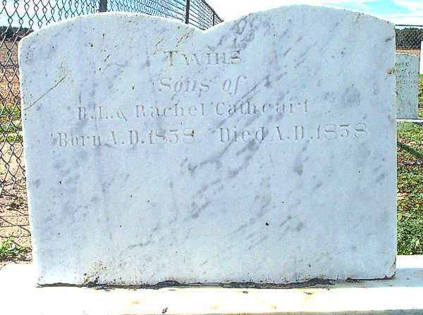 (Twin sons) Cathcart Gravestone Photo