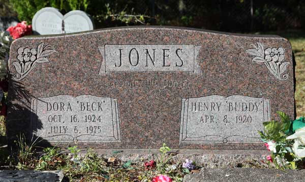 HENRY & DORA JONES Gravestone Photo
