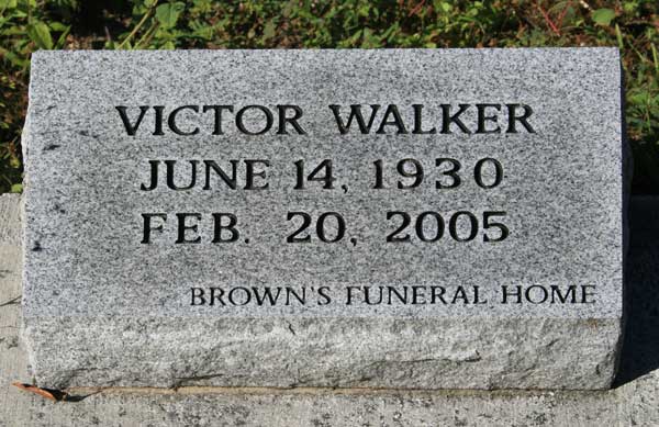 VICTOR WALKER Gravestone Photo