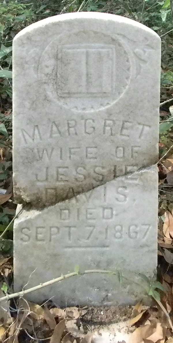 Margret Davis Gravestone Photo