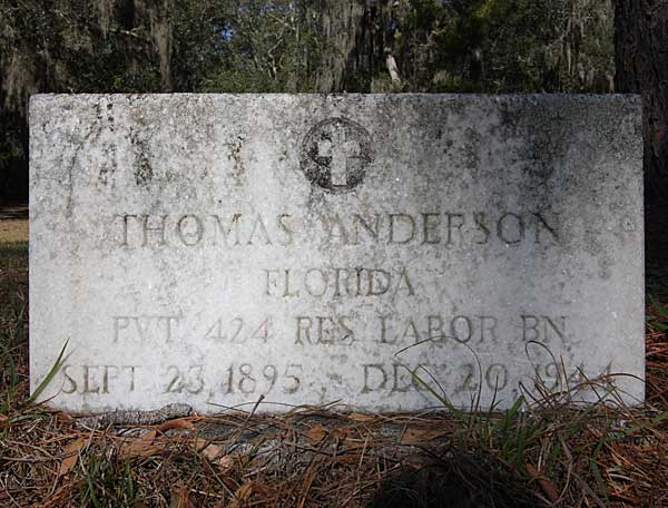 Thomas Anderson Gravestone Photo