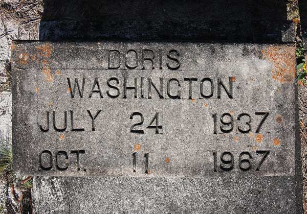 Doris Washington Gravestone Photo