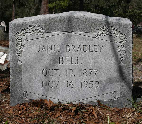 Janie Bradley Bell Gravestone Photo