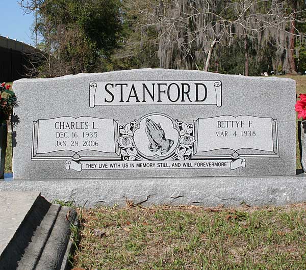 Charles L. & Bettye F. Stanford Gravestone Photo