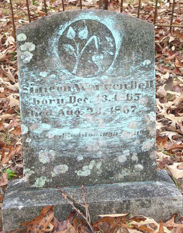 Simeon Warren Dell Gravestone Photo