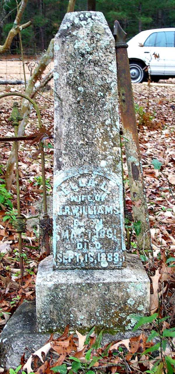 Ella L. Williams Gravestone Photo