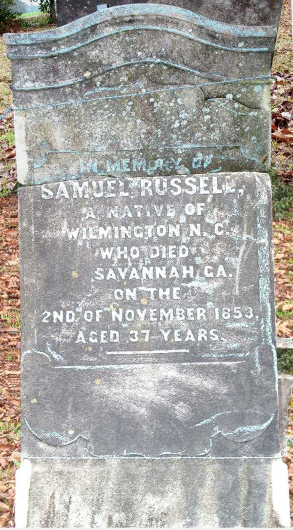 Samuel Russell Gravestone Photo