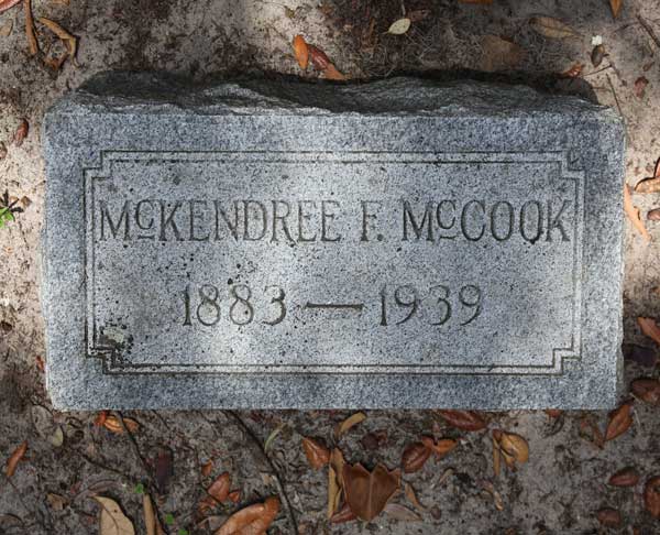 McKendree F. McCook Gravestone Photo