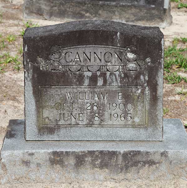William E. Cannon Gravestone Photo