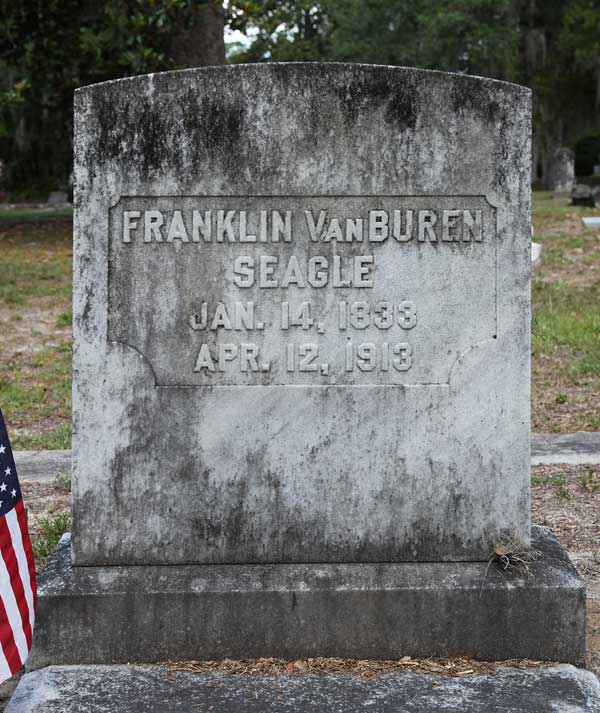 Franklin VanBuren Seagle Gravestone Photo