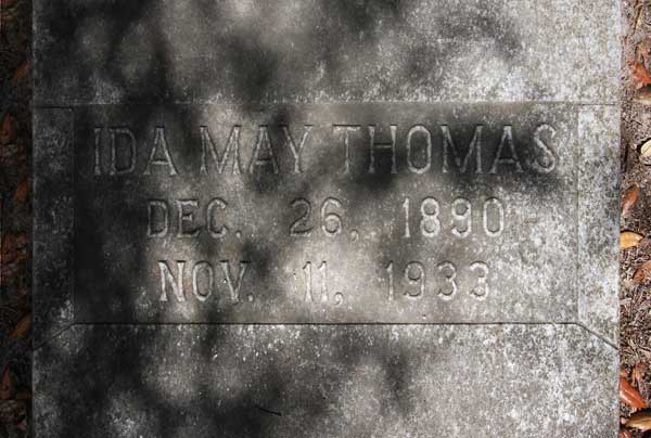 Ida May Thomas Gravestone Photo