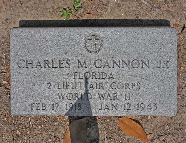 Charles M. Cannon Gravestone Photo