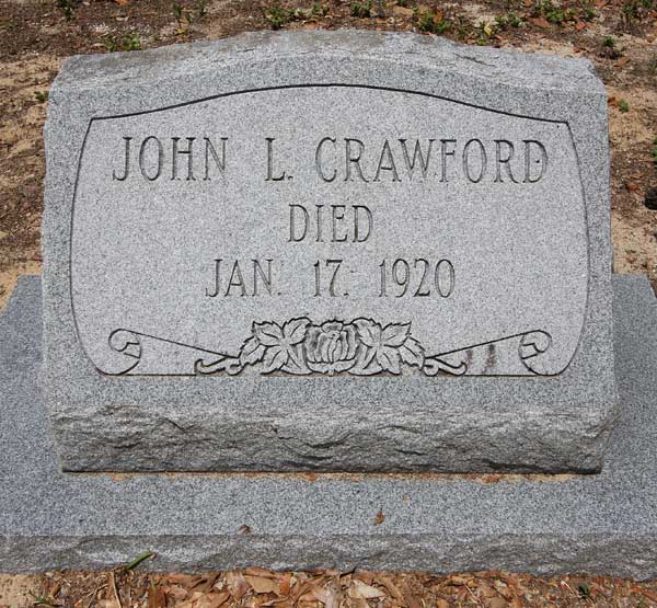 John L. Crawford Gravestone Photo