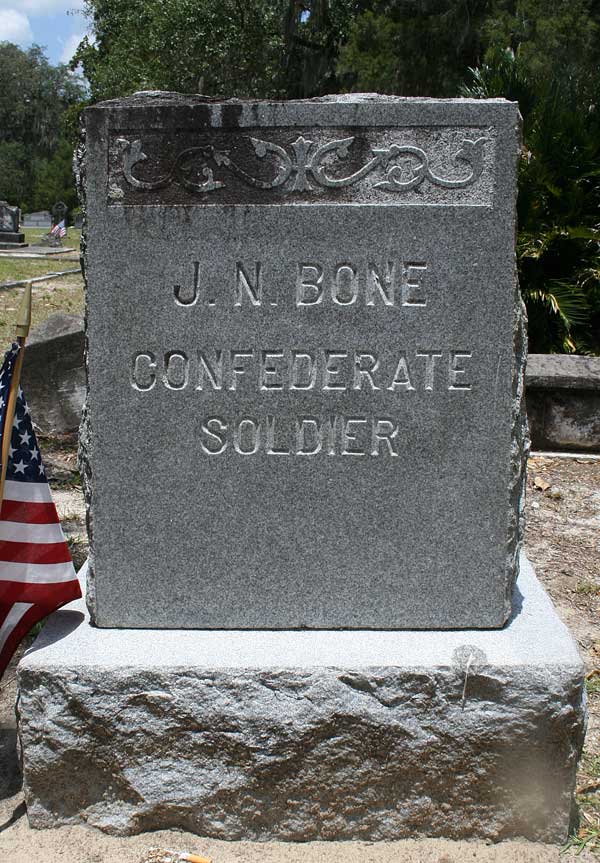 J. N. Bone Gravestone Photo