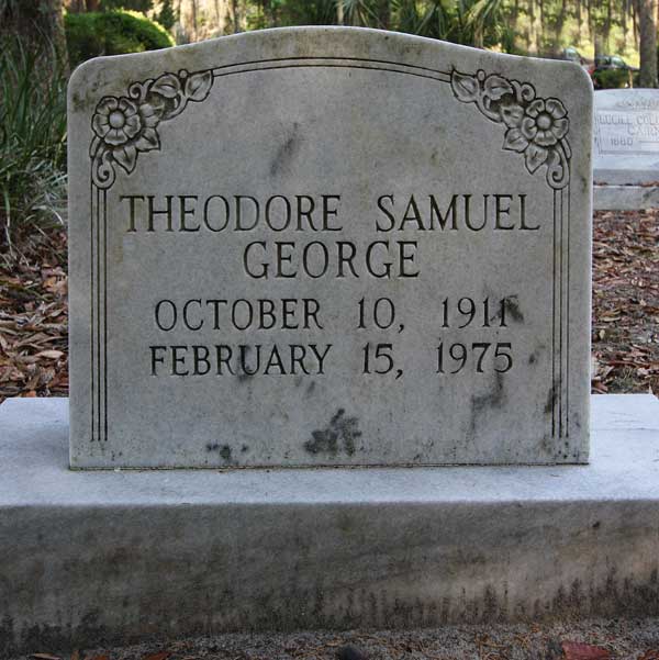 Theodore Samuel George Gravestone Photo