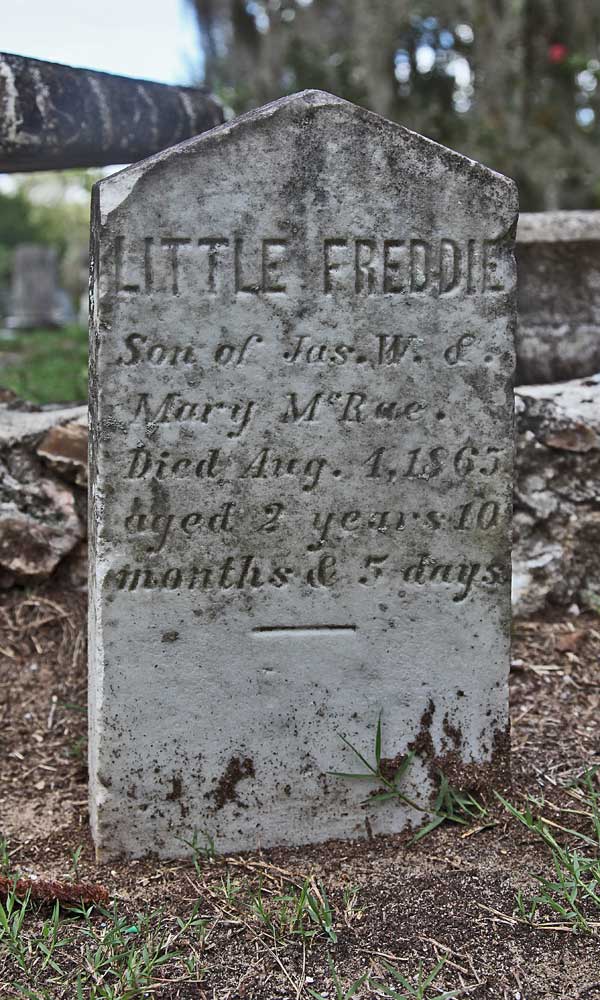 Little Freddie McRae Gravestone Photo