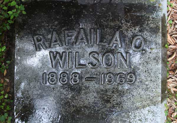 Rafaila O. Wilson Gravestone Photo
